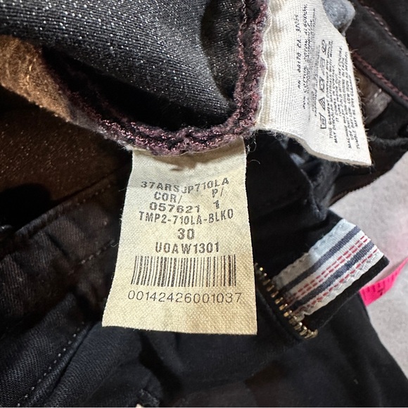 Pilcro & The Letterpress Serif Black Mid Rise Skinny Jeans Women’s 30 Zip - Picture 9 of 11